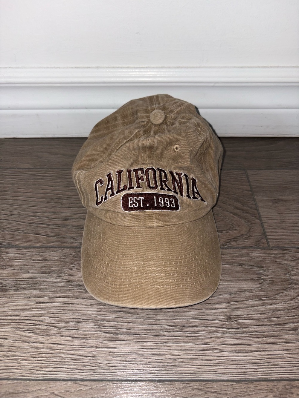California 'EST. 1993' Casual Baseball Cap - Tan